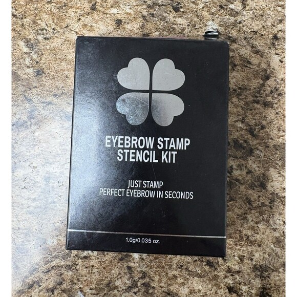 Eyebrow Stamp Stencils Powder Kit Eyebrow Stick Natural Lasting Contour - Picture 1 of 2